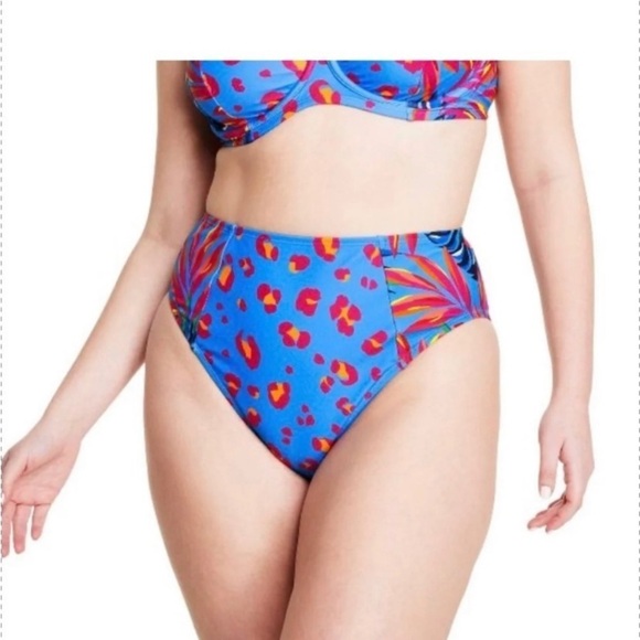 Women's Tabitha Brown Swim
Tabitha Brown Tropical Leopard
Print High Cut Bottoms - Picture 1 of 6
